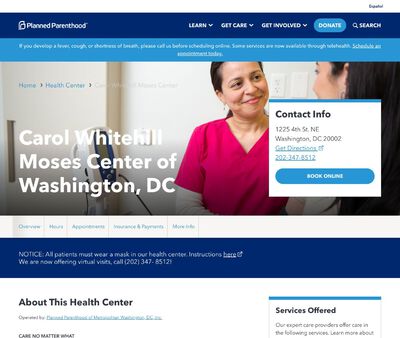 STD Testing at Planned Parenthood - Carol Whitehill Moses Center