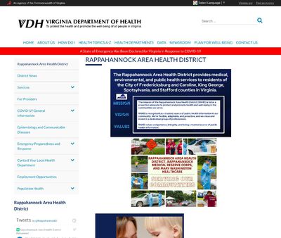 STD Testing at Rappahannock Area Health District – Fredericksburg Health Department