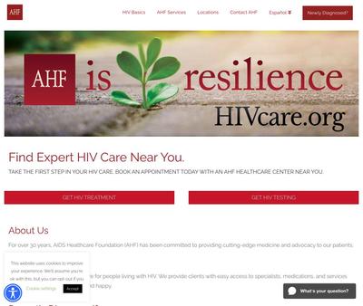 STD Testing at AHF Healthcare Center - Falls Church