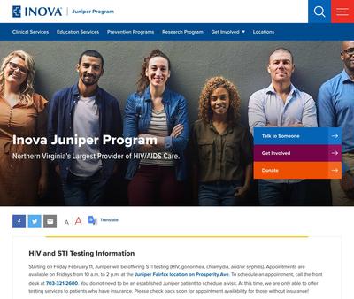 STD Testing at Inova Juniper Program - Herndon