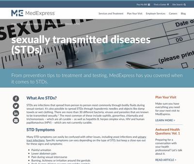 STD Testing at MedExpress Urgent Care