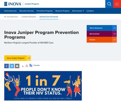 STD Testing at Inova Juniper Program - Fairfax Office