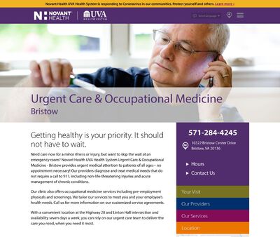 STD Testing at Novant Health UVA Urgent Care & Occupational Medicine – Bristow