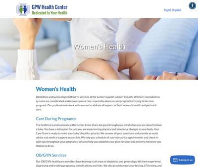 STD Testing at GPW Health Center