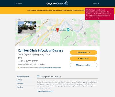 STD Testing at Carilion Clinic Infectious Disease