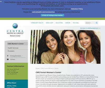 STD Testing at Centra Medical Group Women's Center