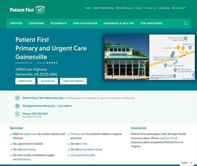 STD Testing at Patient First Primary and Urgent Care - Gainesville
