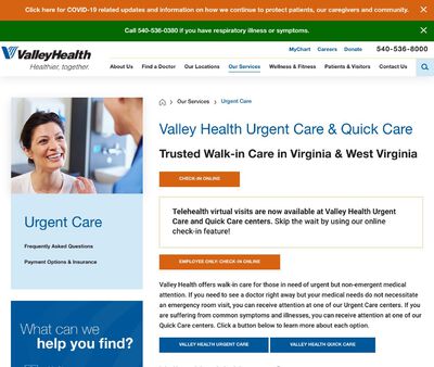STD Testing at Valley Health Urgent Care