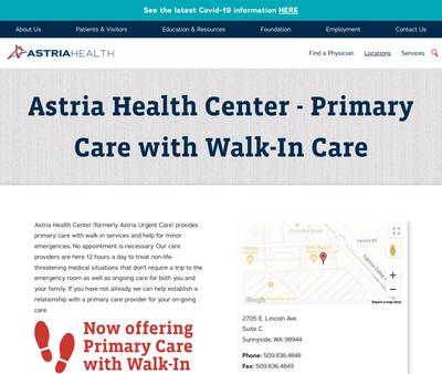 STD Testing at Astria Health Center