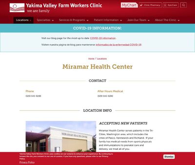 STD Testing at Yakima Valley Farm Workers Clinic - Miramar Health Center