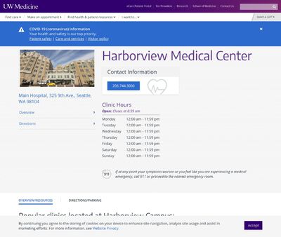 STD Testing at Harborview Medical Center - UW School of Medicine