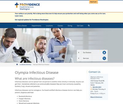 STD Testing at Providence Health & Services - Olympia Infectious Disease Clinic