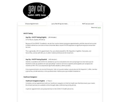 STD Testing at Gay City: Seattle’s LGBTQ Center