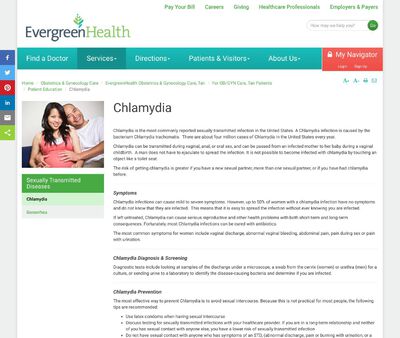 STD Testing at Evergreen Health Urgent Care