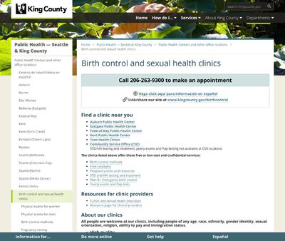 STD Testing at King County Health Department Inc.