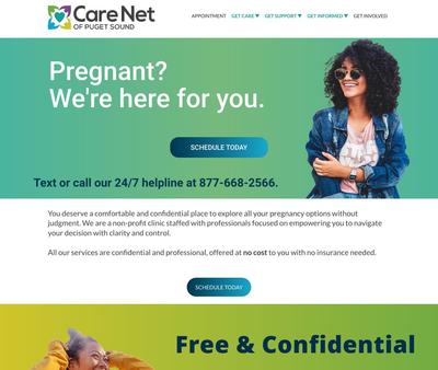 STD Testing at Care Net Pregnancy and Family Services of Puget Sound