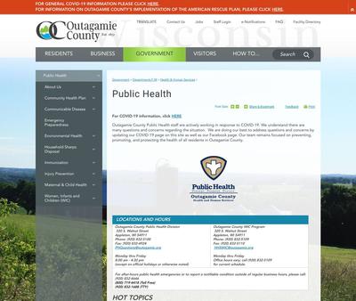 STD Testing at OutagamieCountyPublicHealth