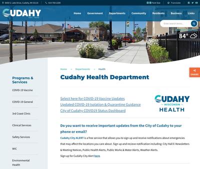 STD Testing at Cudahy Health Department