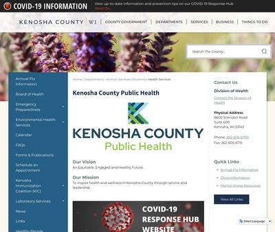 STD Testing at KenoshaCountyPublicHealth Department