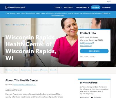 STD Testing at Planned Parenthood - Wisconsin Rapids Health Center