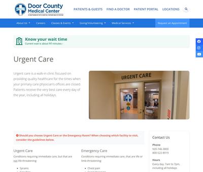 STD Testing at Door County Medical Center Urgent Care