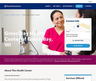 STD Testing at Planned Parenthood - Green Bay Health Center