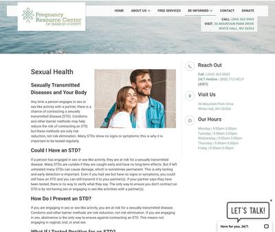 STD Testing at Pregnancy Resource Center