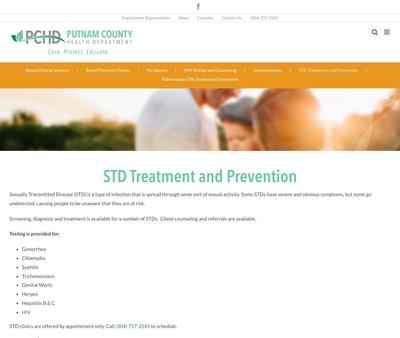 STD Testing at Putnam County Health Department