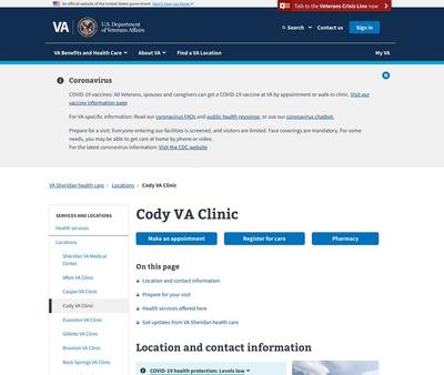 STD Testing at Cody VA Clinic