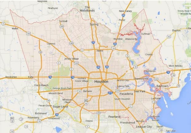 Graph of std rates in northeast harris texas from 2015